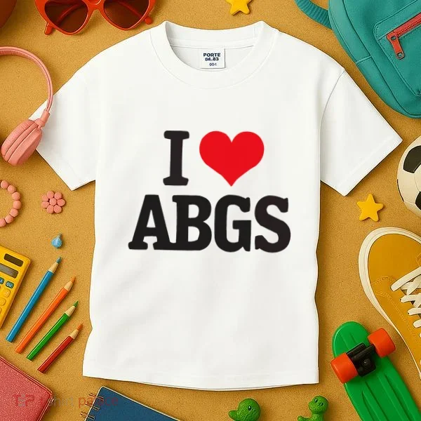I Love Abgs Kids T-Shirt