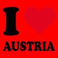 I Love Austria Santa Hat thumb 1