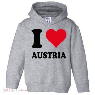 I Love Austria Toddler Hoodie