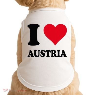 I Love Austria Doggie Tank