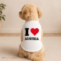 I Love Austria Doggie Tank thumb 2