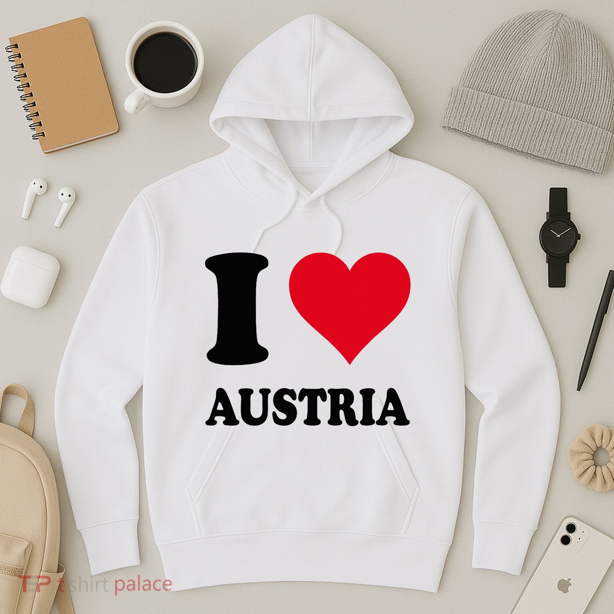 I Love Austria Hoodie