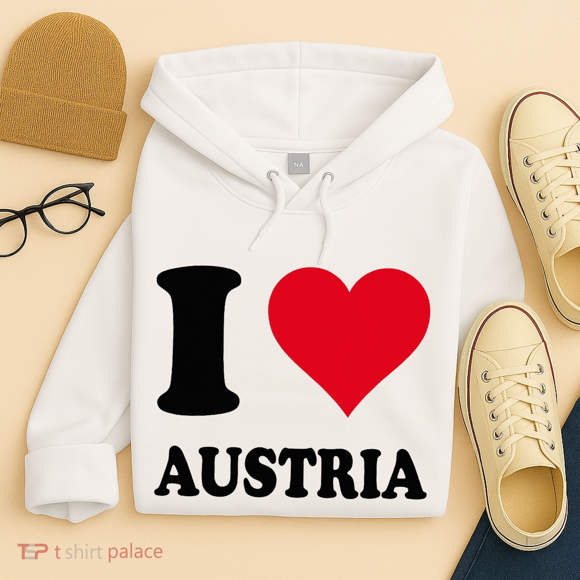 I Love Austria Hoodie