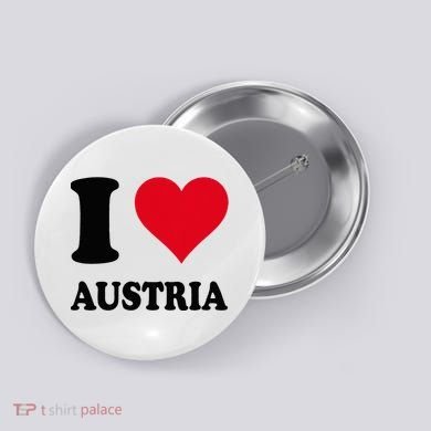 I Love Austria Button