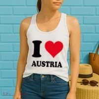I Love Austria Women's Tank Top thumb 2