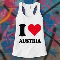 I Love Austria Women's Tank Top thumb 3