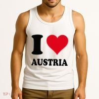 I Love Austria Tank Top thumb 3