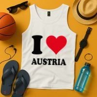 I Love Austria Tank Top thumb 4