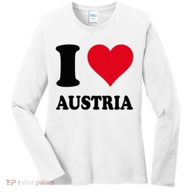 I Love Austria Women's Long Sleeve Shirt
