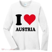 I Love Austria Women's Long Sleeve Shirt thumb 0
