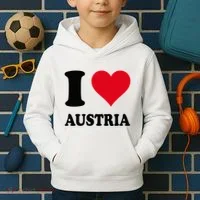 I Love Austria Kids Hoodie thumb 2