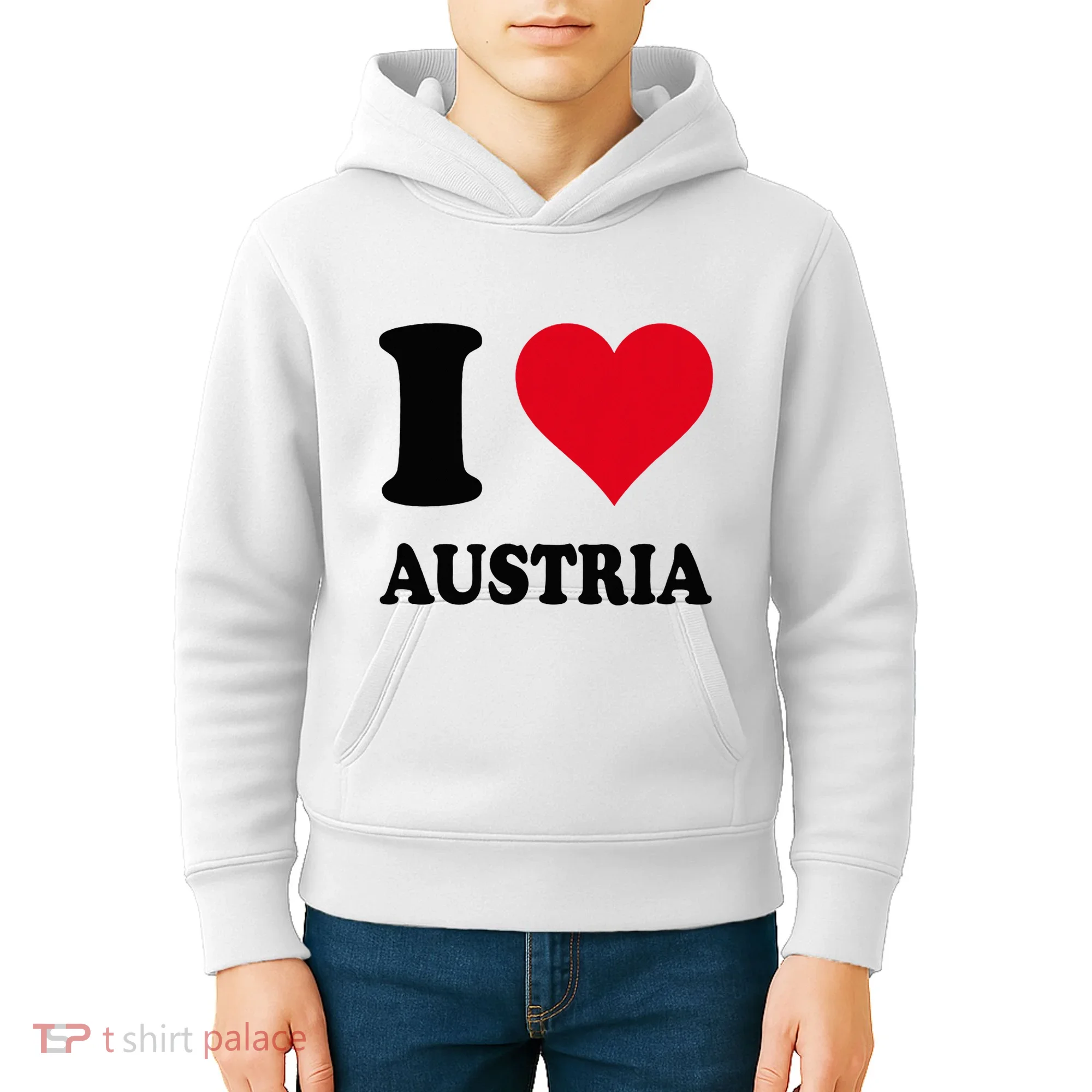 I Love Austria Kids Hoodie