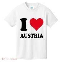 I Love Austria Kids T-Shirt thumb 0
