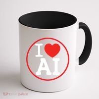 I Love Ai Artificial Intelligence Is Amazing! Cool Gift Coffee Mug thumb 1