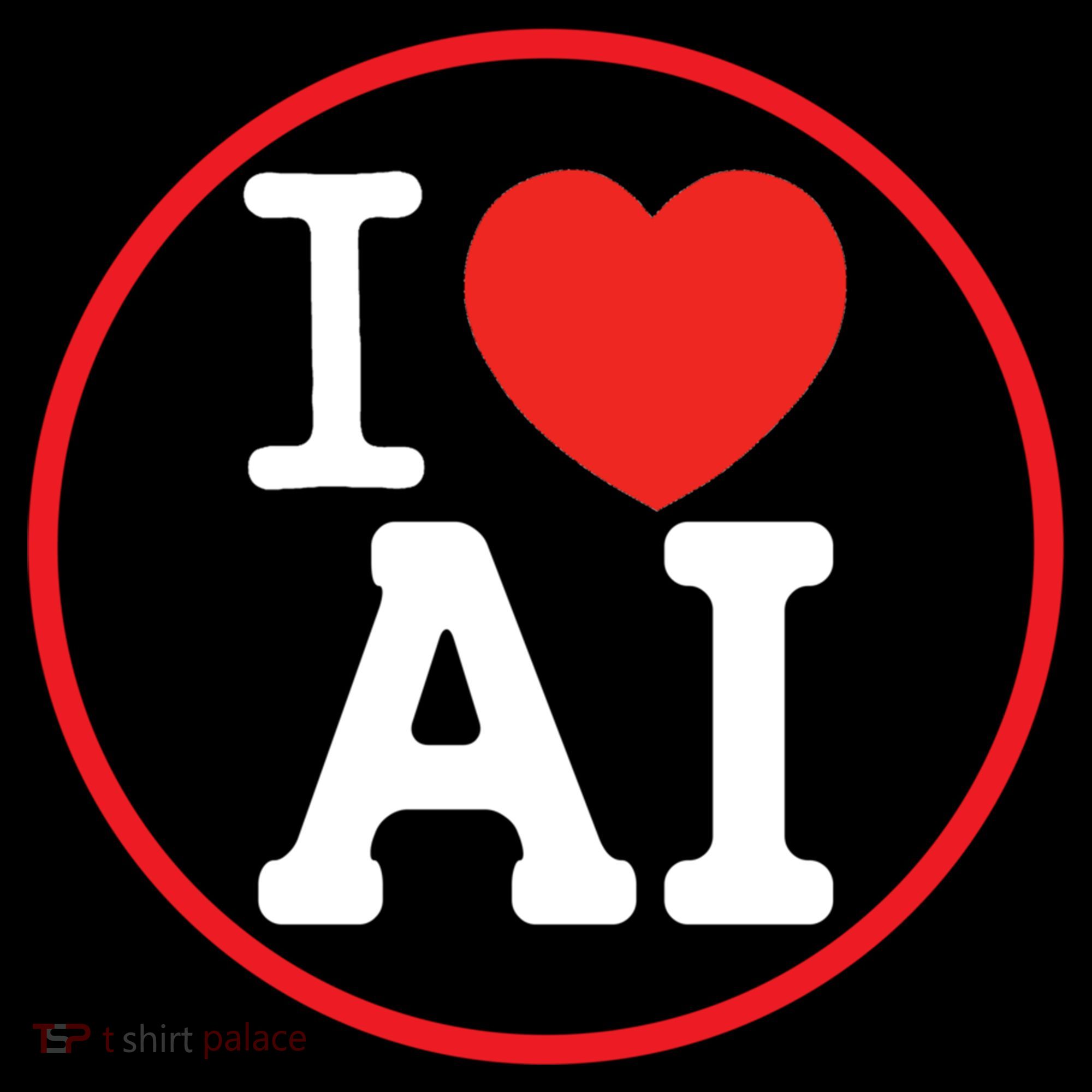 I Love Ai Artificial Intelligence Is Amazing! Cool Gift Ornament