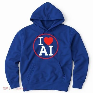 I Love Ai Artificial Intelligence Is Amazing! Cool Gift Hoodie