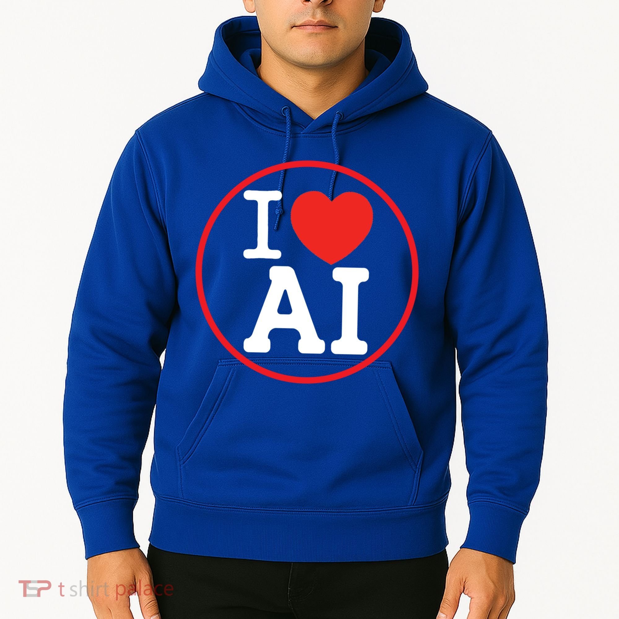 I Love Ai Artificial Intelligence Is Amazing! Cool Gift Hoodie