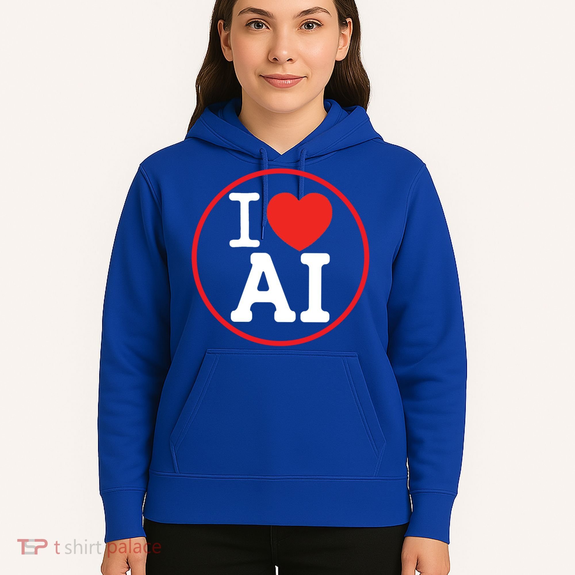 I Love Ai Artificial Intelligence Is Amazing! Cool Gift Hoodie