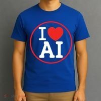 I Love Ai Artificial Intelligence Is Amazing! Cool Gift T-Shirt thumb 3