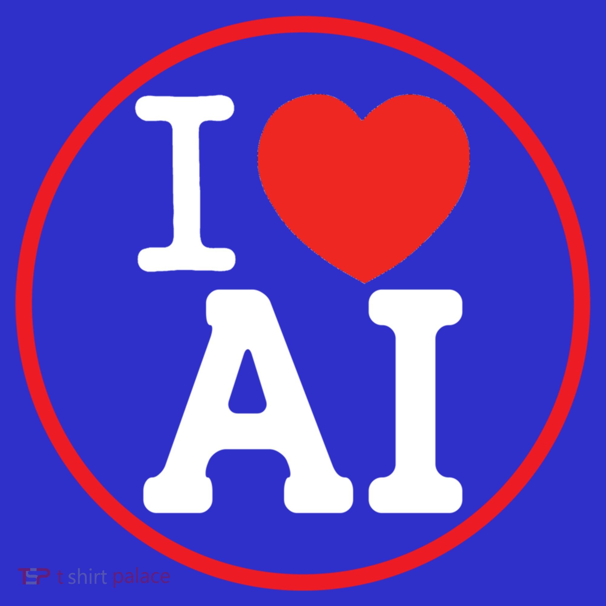 I Love Ai Artificial Intelligence Is Amazing! Cool Gift Women's Tank Top