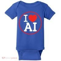 I Love Ai Artificial Intelligence Is Amazing! Cool Gift Baby Bodysuit thumb 0