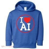 I Love Ai Artificial Intelligence Is Amazing! Cool Gift Toddler Hoodie thumb 0