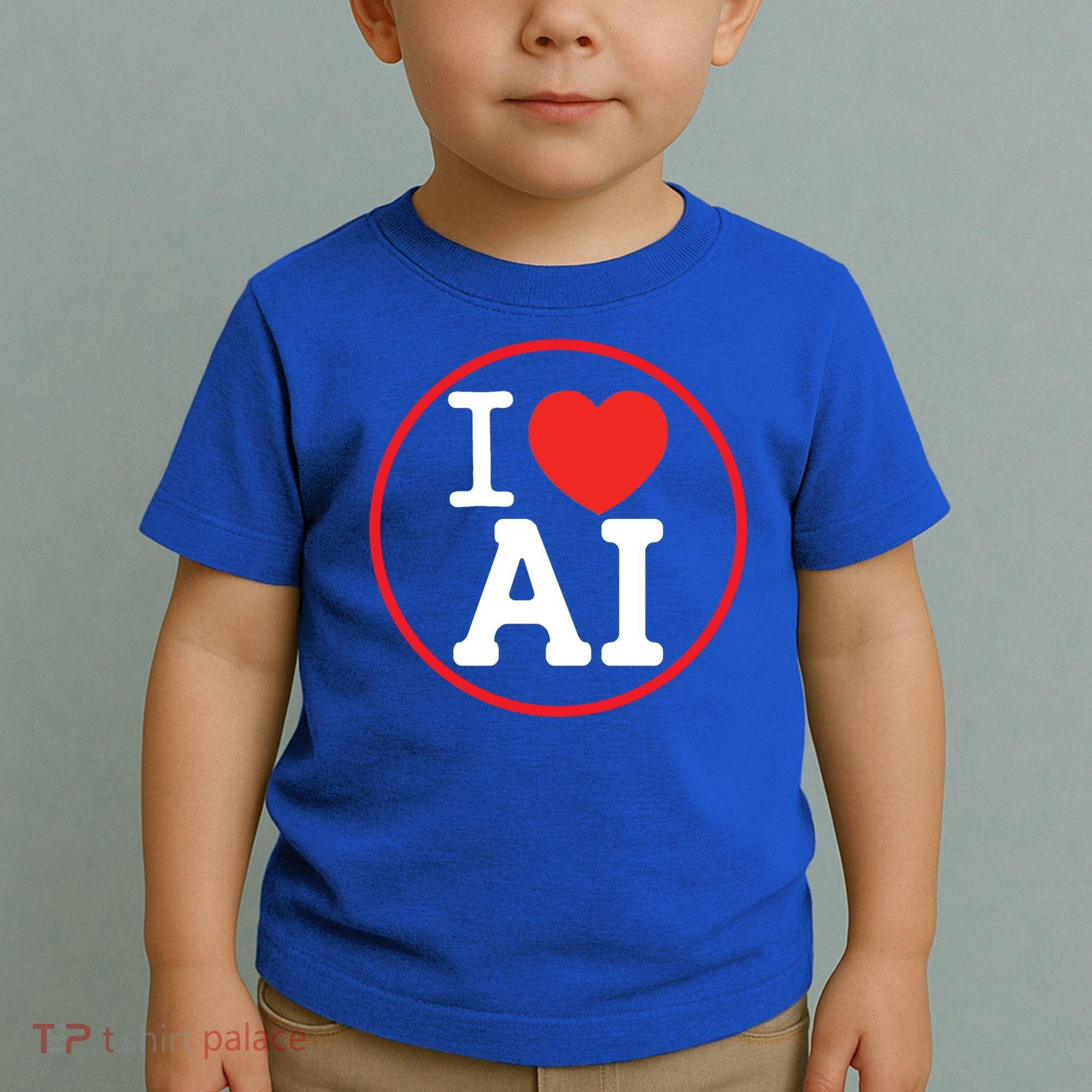 I Love Ai Artificial Intelligence Is Amazing! Cool Gift Toddler T-Shirt