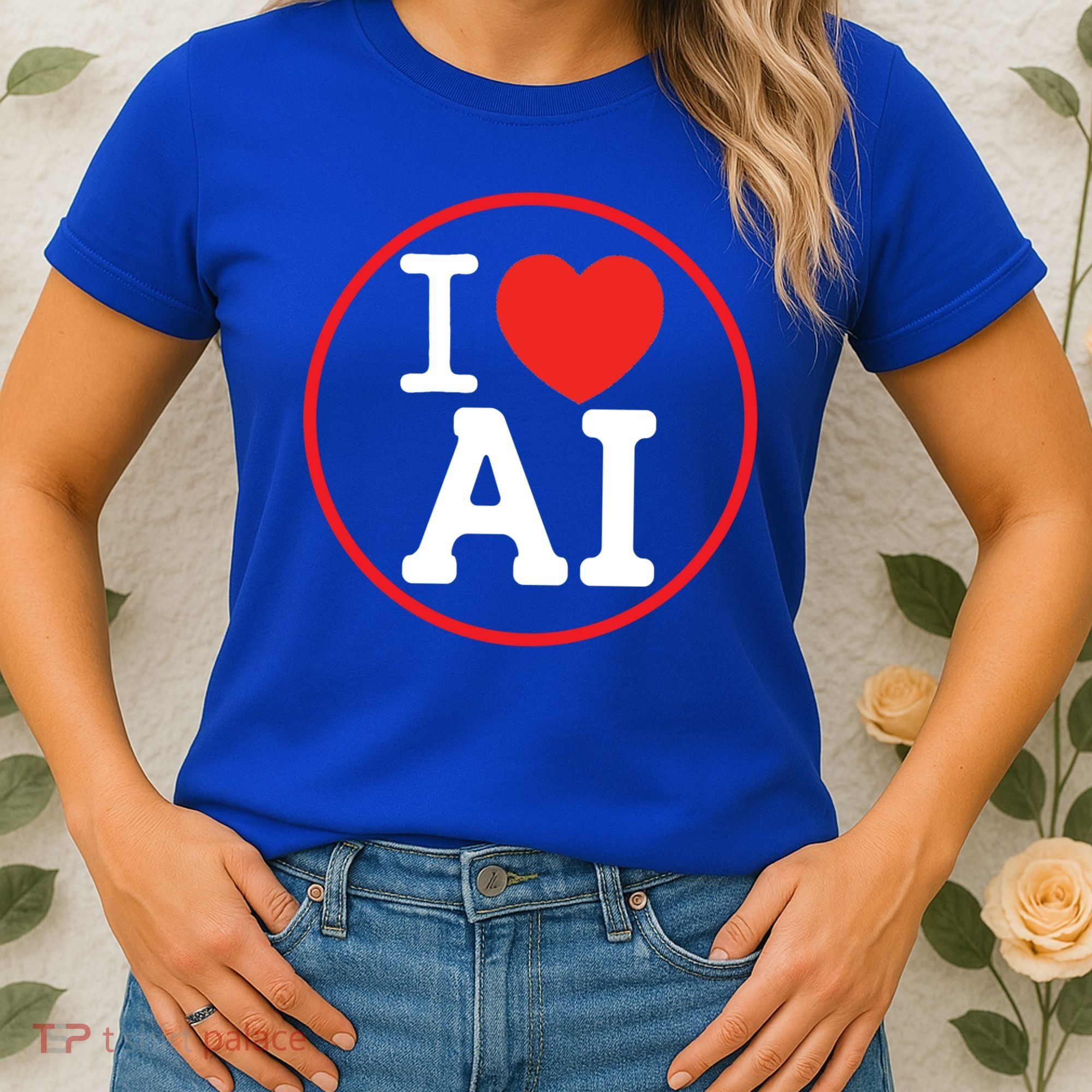 I Love Ai Artificial Intelligence Is Amazing! Cool Gift Women's T-Shirt