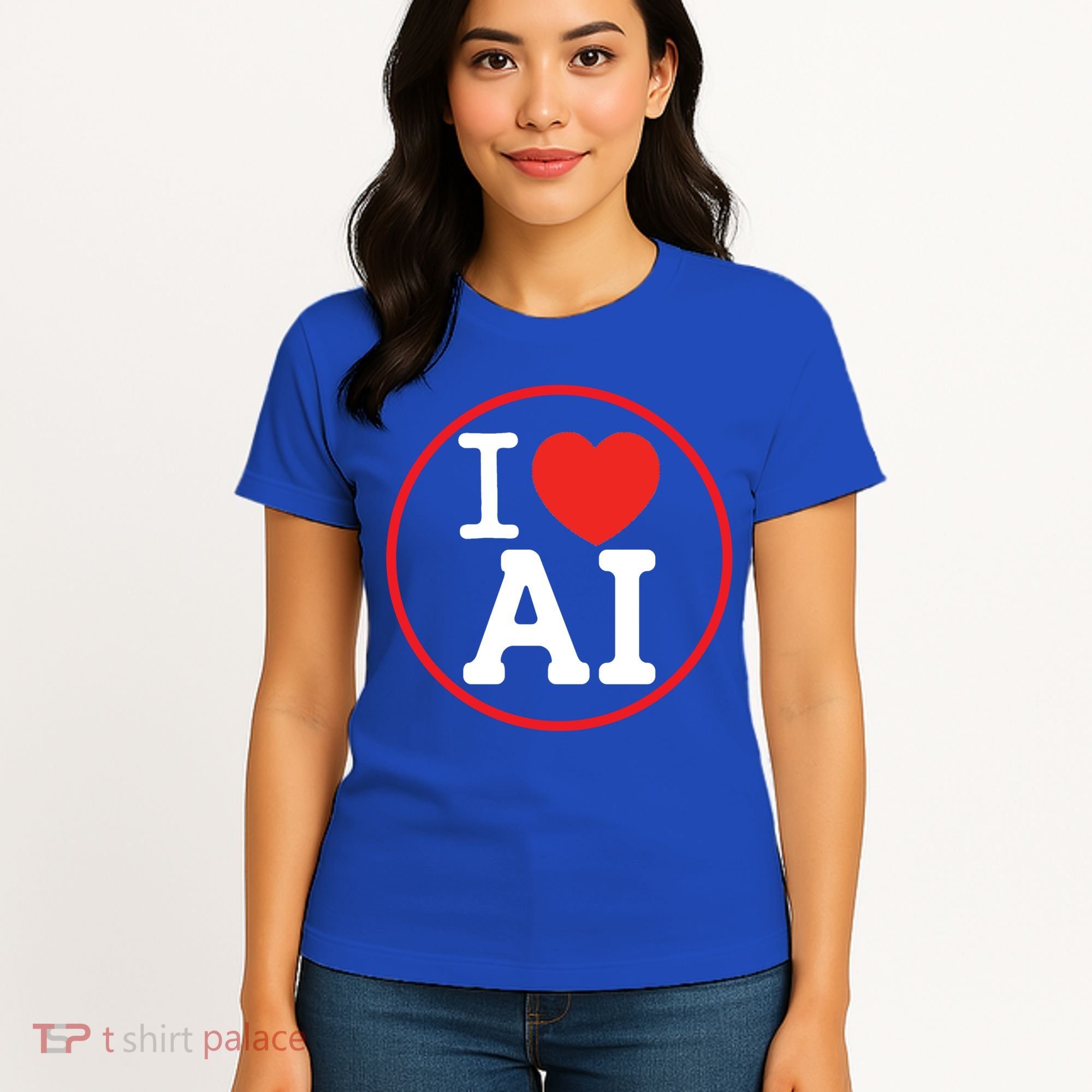 I Love Ai Artificial Intelligence Is Amazing! Cool Gift Women's T-Shirt