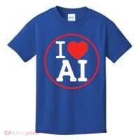 I Love Ai Artificial Intelligence Is Amazing! Cool Gift Kids T-Shirt thumb 0