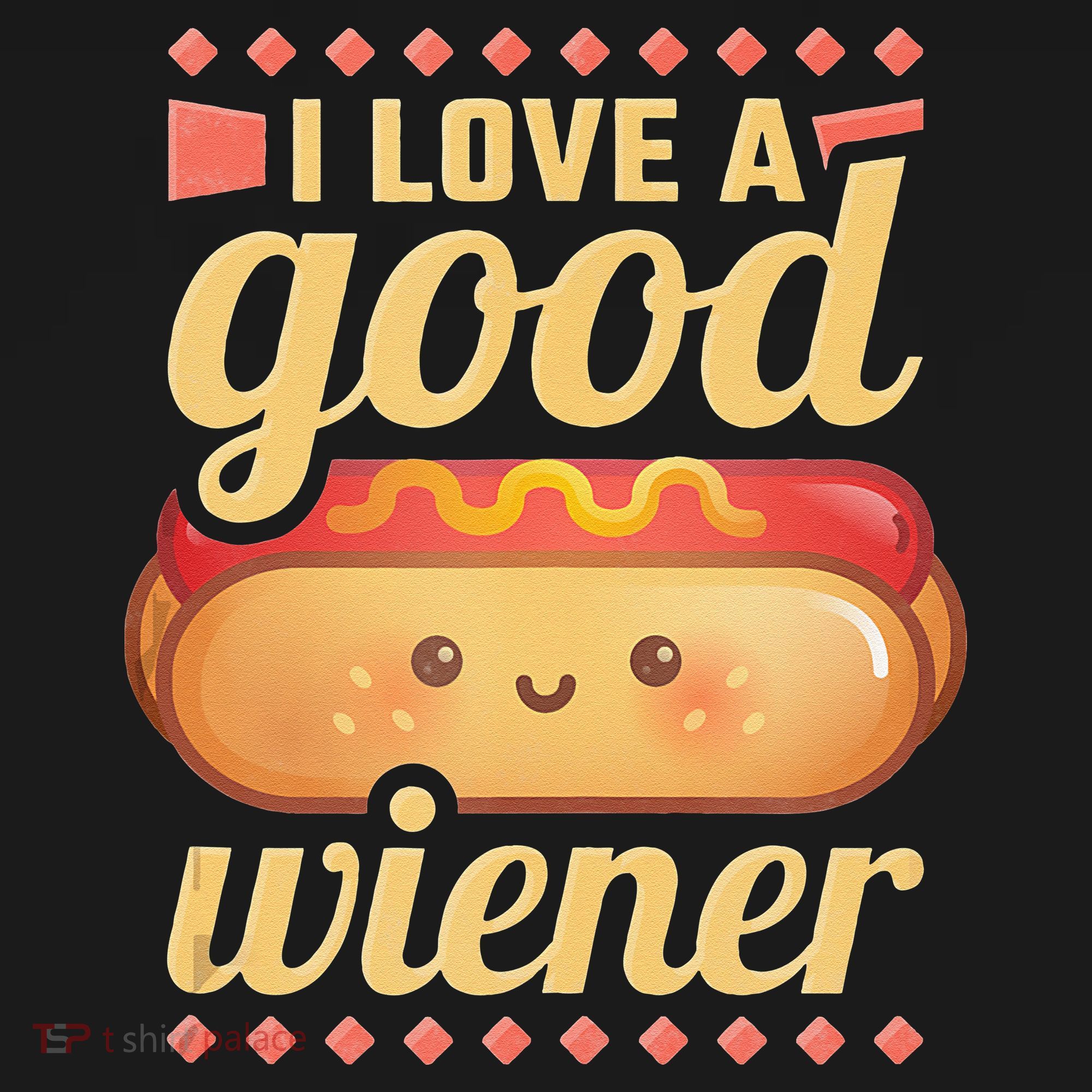 I Love A Good Wiener BBQ Hot Dog Tank Top