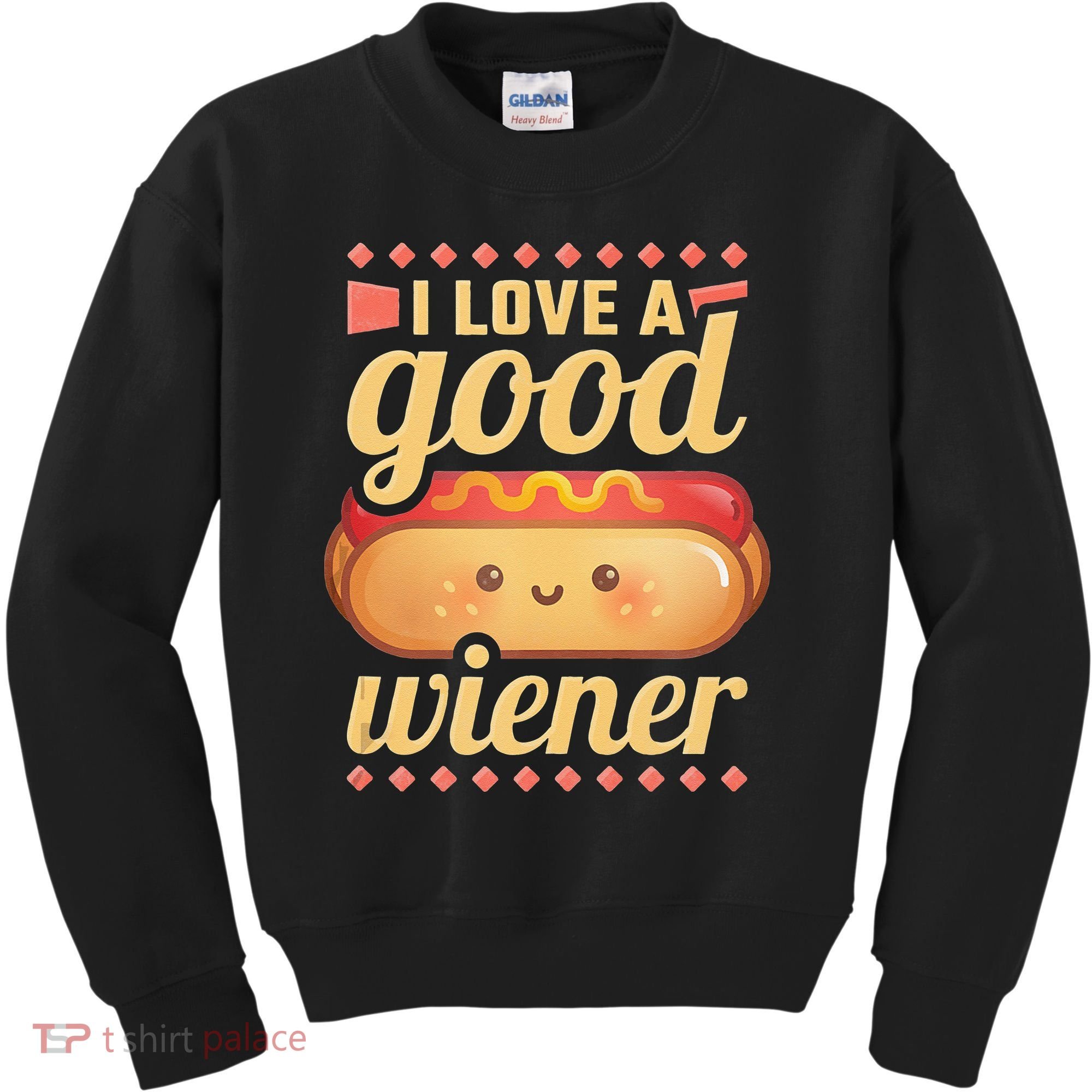 I Love A Good Wiener BBQ Hot Dog Kids Sweatshirt