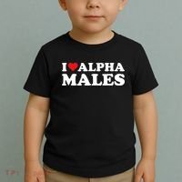 I Love Alpha Males Alpha Male Toddler T-Shirt thumb 2