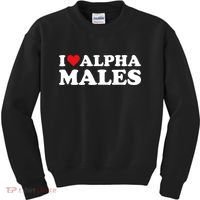I Love Alpha Males Alpha Male Kids Sweatshirt thumb 0