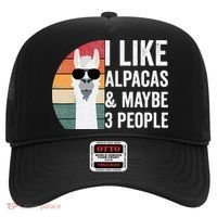 I Like Alpacas And Maybe 3 People Apparel Llama Lovers Hat thumb 0