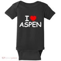 I Love Aspen Baby Bodysuit thumb 0