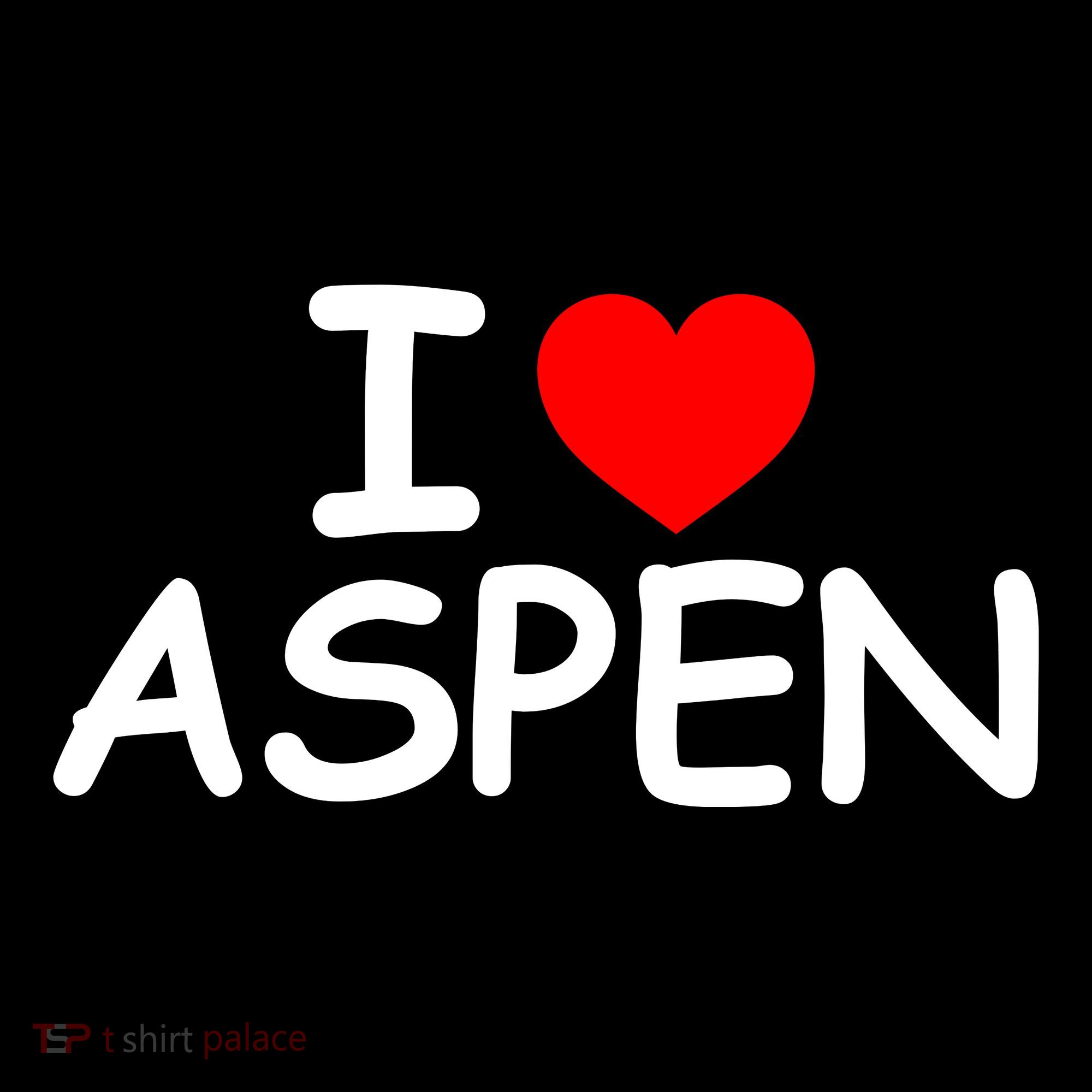 I Love Aspen Tank Top