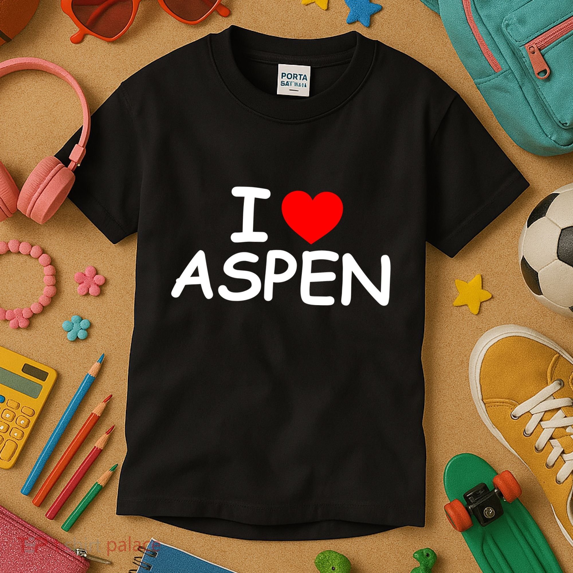 I Love Aspen Kids T-Shirt