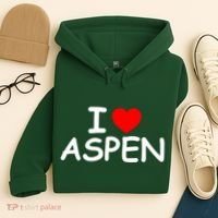 I Love Aspen Hoodie thumb 4