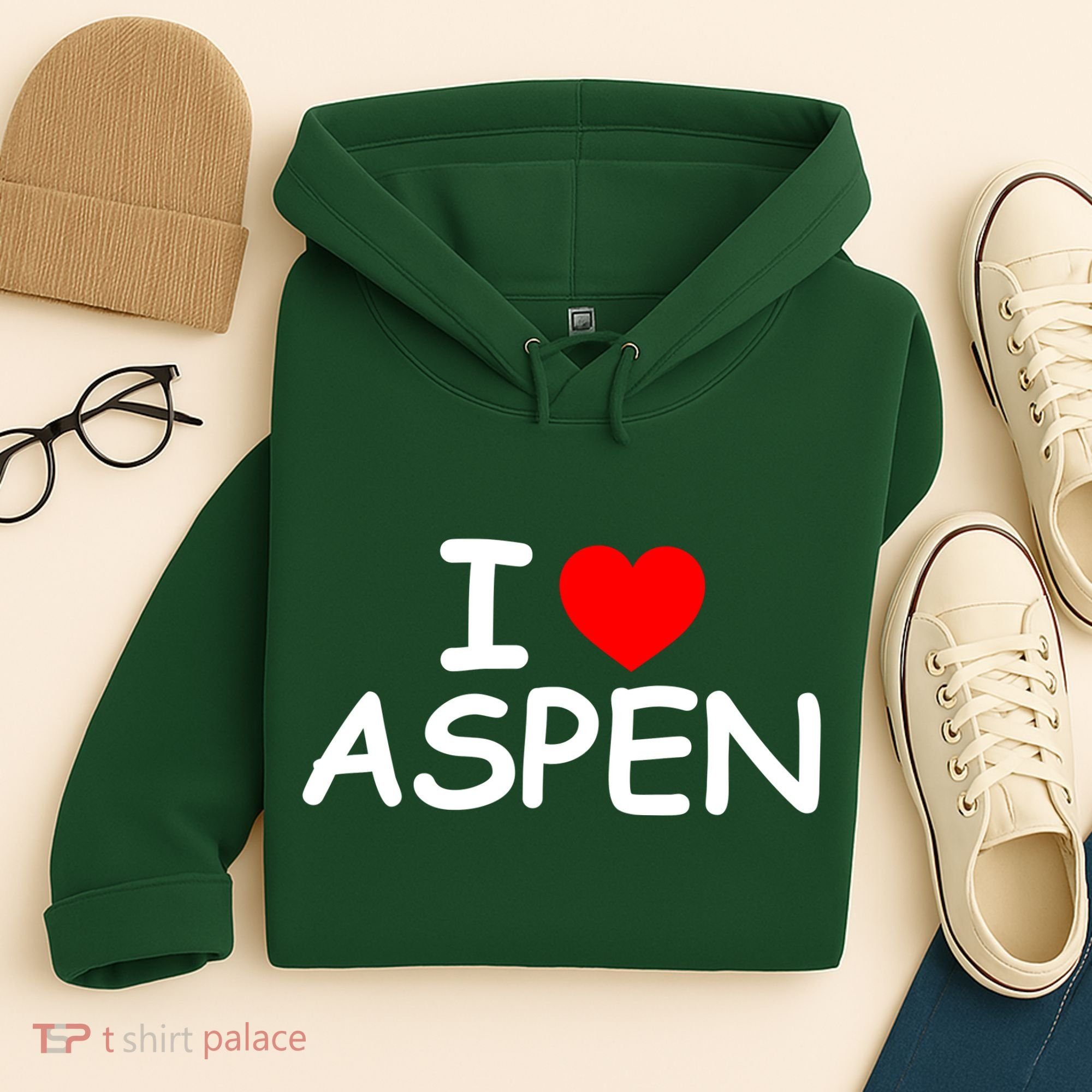 I Love Aspen Hoodie