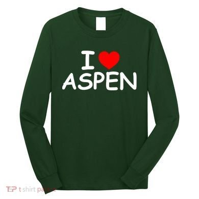 I Love Aspen Long Sleeve Shirt