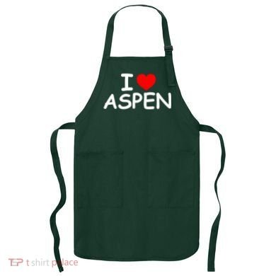 I Love Aspen Apron