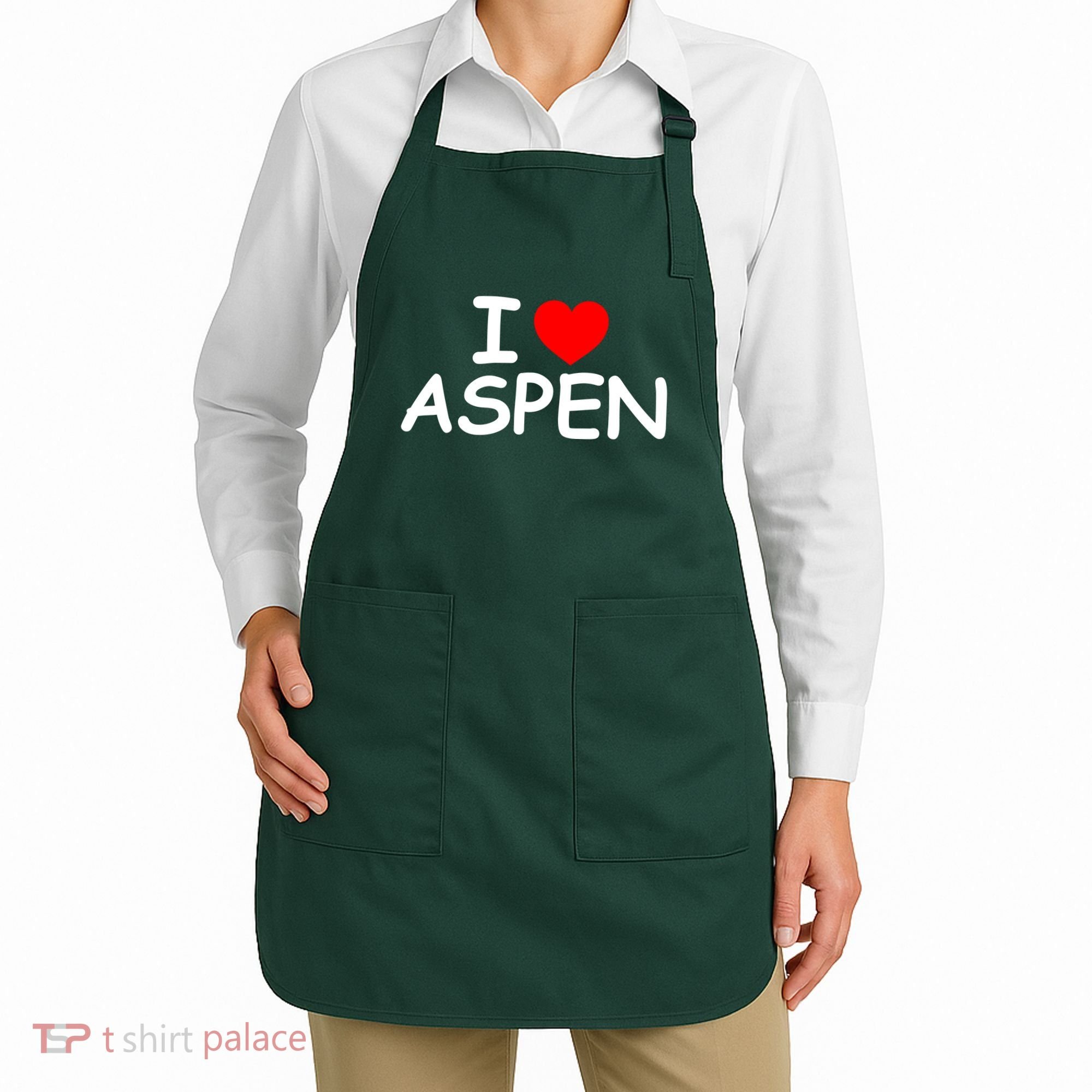 I Love Aspen Apron