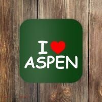I Love Aspen Coaster thumb 0