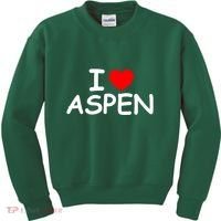 I Love Aspen Kids Sweatshirt thumb 0