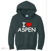 I Love Aspen Kids Hoodie thumb 0