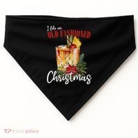 I Like An Old Fashioned Christmas USA-Made Doggie Bandana thumb 0