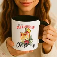 I Like An Old Fashioned Christmas Coffee Mug thumb 3