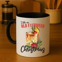 I Like An Old Fashioned Christmas Coffee Mug thumb 4