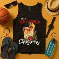 I Like An Old Fashioned Christmas Tank Top thumb 4